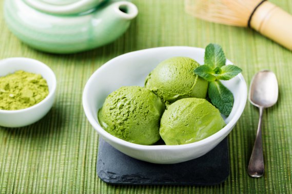 La ricetta del gelato al tè verde matcha