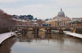 Roma capodanno inverno palazzi piazze chiese città natale