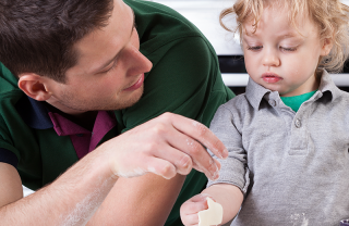 Papà e bambino insieme