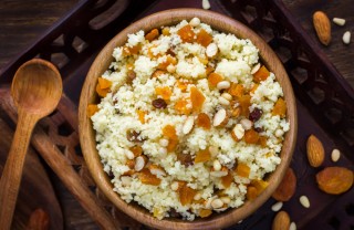 couscous dolce pistacchi cioccolato mandorle zucca candita