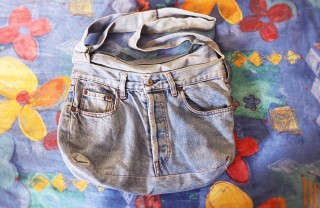 cucito creativo borse, borse jeans riciclati