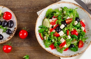 insalata mediterranea, ricetta, feta olive