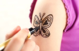 tatuaggi, henné, bambini