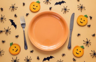 halloween, party bambini, decorare tavola
