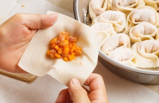 ravioli cinesi, pasta wonton, ricetta