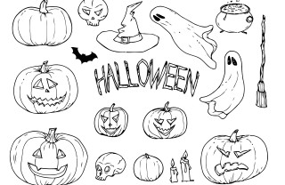 immagini halloween da colorare, disegni halloween, immagini halloween