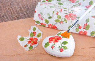 decoupage polistirolo 