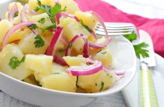 insalata di patate, ricetta tedesca, bavarese