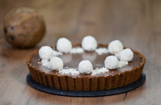 torta tartufina ricetta, cocco, cioccolato