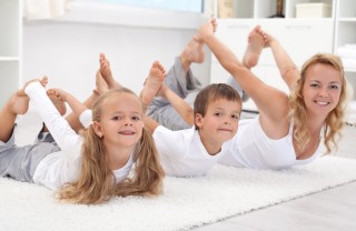 ginnastica casa bambini