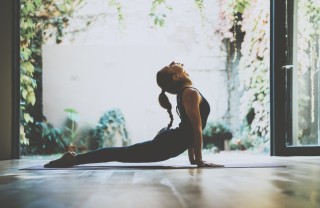 yoga, casa, esercizi
