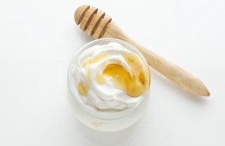 maschera, yogurt, miele