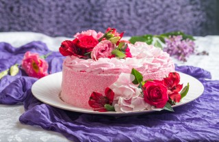 torte decorate fiori freschi, torte decorate fiori veri, torte fiori freschi