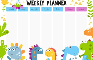 planning settimanale bambini da stampare, planning settimanale bambini, planning settimanale da stampare