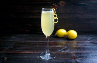 french 75 cocktail, ricetta, champagne