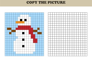 pixel art inverno, coding inverno