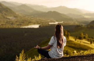 Yoga in montagna