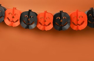 decorazioni halloween fai da te, festoni halloween fai da te