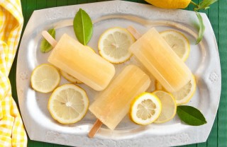 ghiaccioli al limone, ricetta, senza zucchero