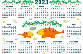 calendario 2023 bambini, calendario 2023, calendario bambini