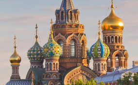 San Pietroburgo Russia Spas na Krovi chiesa