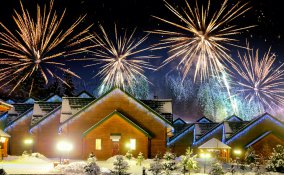 Splugen Svizzera capodanno San Silvestro inverno vacanze neve sci fuochi d'artificio