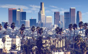 Los Angeles veduta grattacieli Stati Uniti