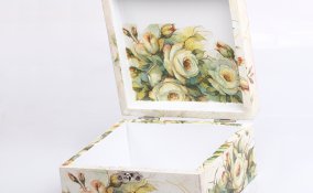 decoupage scatola decorazione