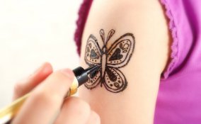 tatuaggi, henné, bambini