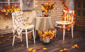 idee per decorare casa autunno, decorazioni autunnali fai da te