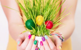 nail art, decorazione unghie, Pasqua