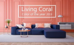 arredare casa, Pantone, Living Coral