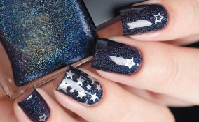nail art, stelle, decorazione unghie