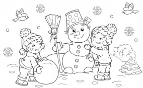 disegni inverno da colorare bambini, disegni inverno da colorare, disegni invernali da colorare