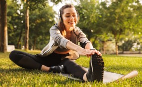 allenamento parco gambe