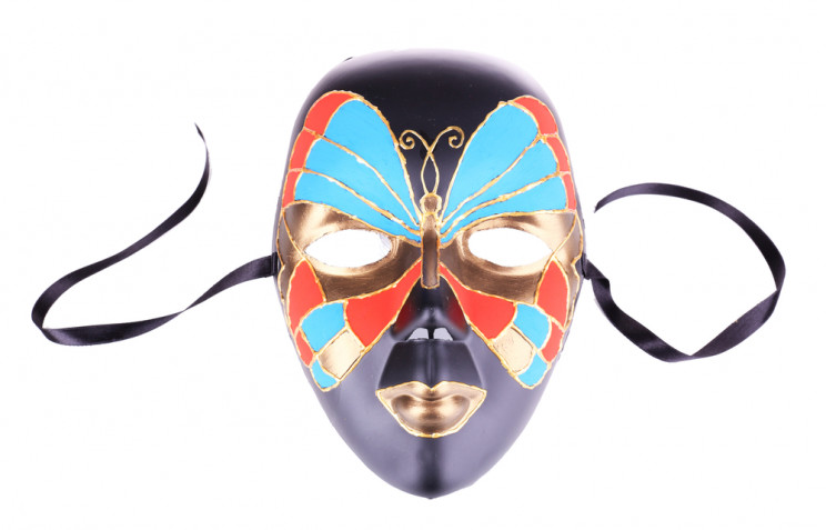 Maschera Bianca - Maschera di Carnevale da dipingere