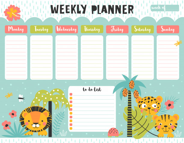 Planner settimanale da stampare – The Pocket Mama Blog