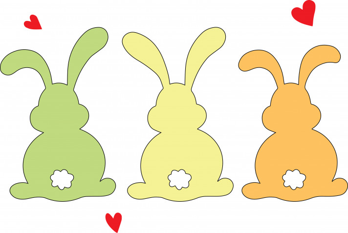 Sagome coniglietti pasquali da ritagliare: 9 immagini da scaricare