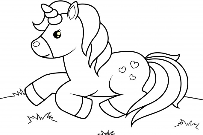 Unicorno da colorare 🦄 Disegni per bambini da Stampare!