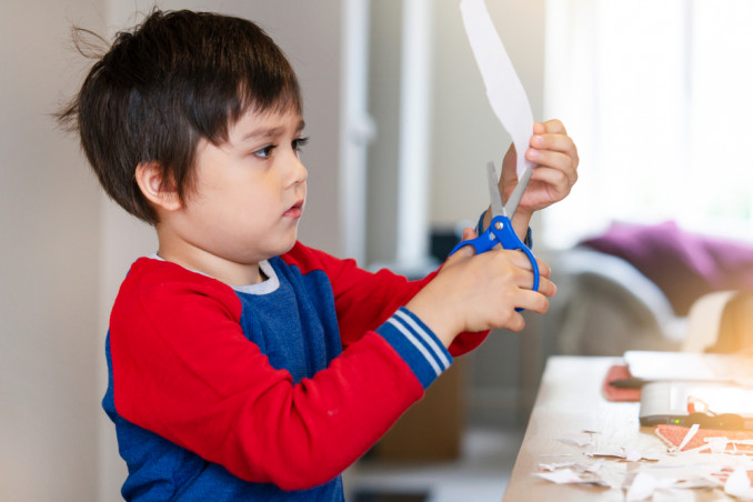 Imparare ad usare le forbici: Schede per Bambini - SostegnO 2.0