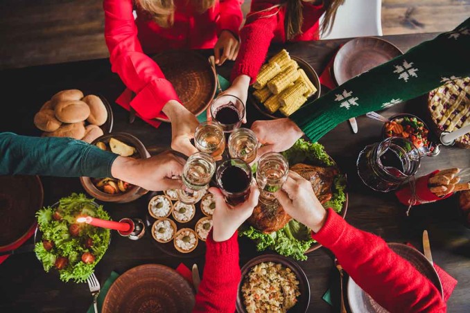 cena di Natale con i colleghi