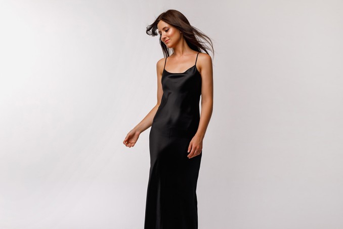 slip dress in inverno